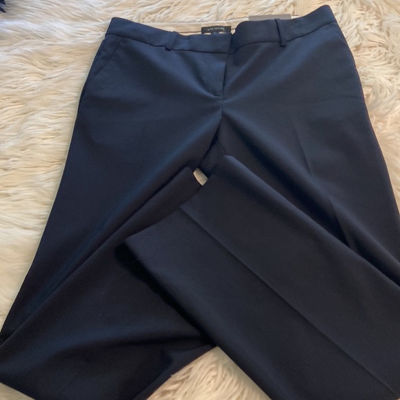 ANN TAYLOR THE TROUSERS PANTS SIZE 8 brand new navy blue color inseam 32” - Picture 11 of 13
